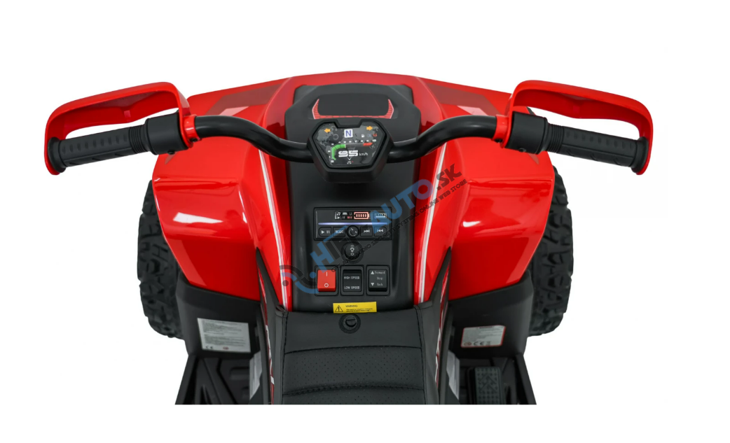 Detská elektrická štvorkolka Fast Wheel 4x4 červená