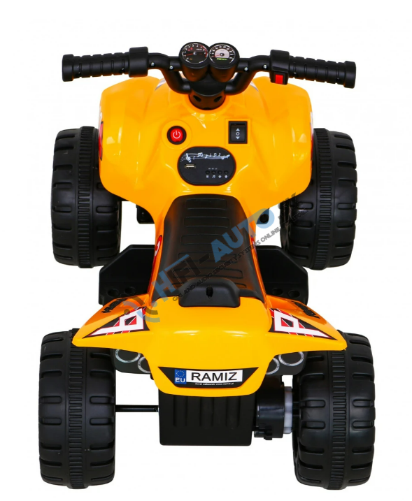 Detská elektrická štvorkolka The Fastest žltá