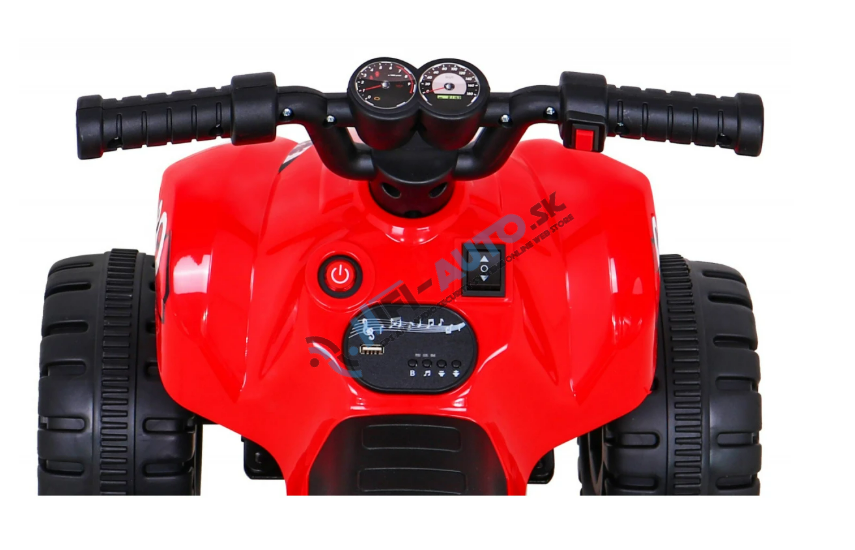 Detská elektrická štvorkolka The Fastest červená