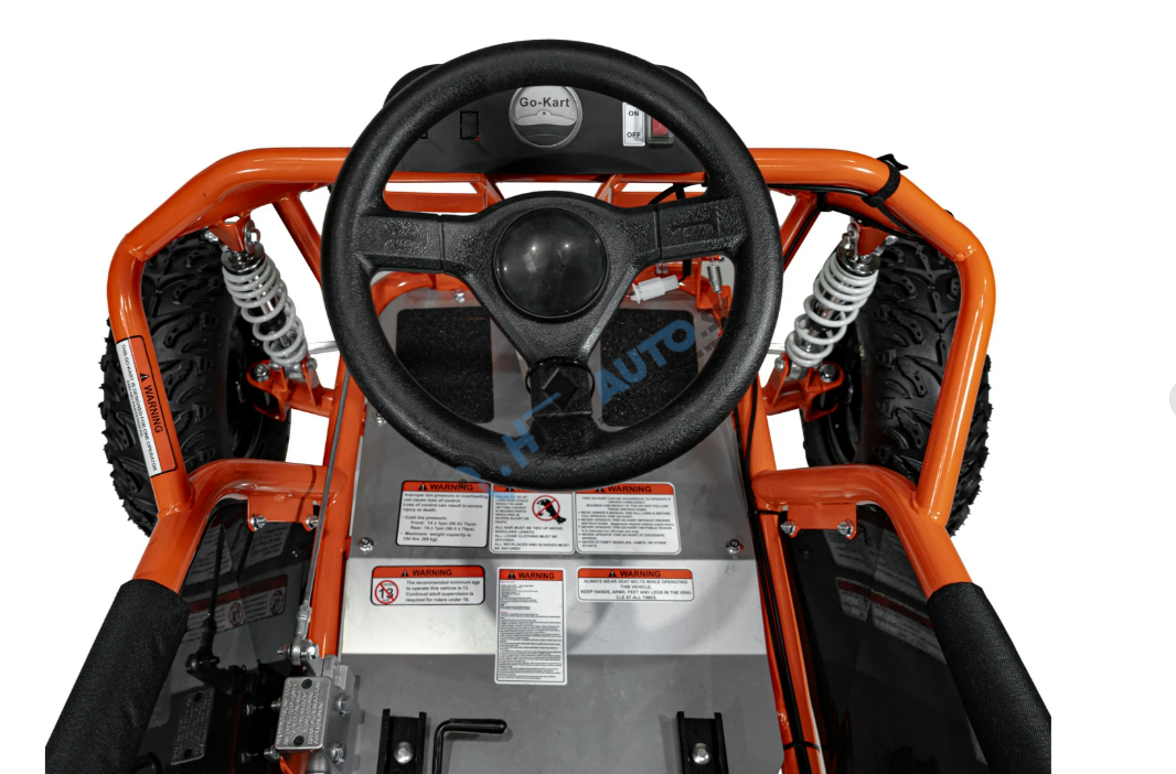 Detská bugina MUD MONSTER 98 cm3 – oranžová