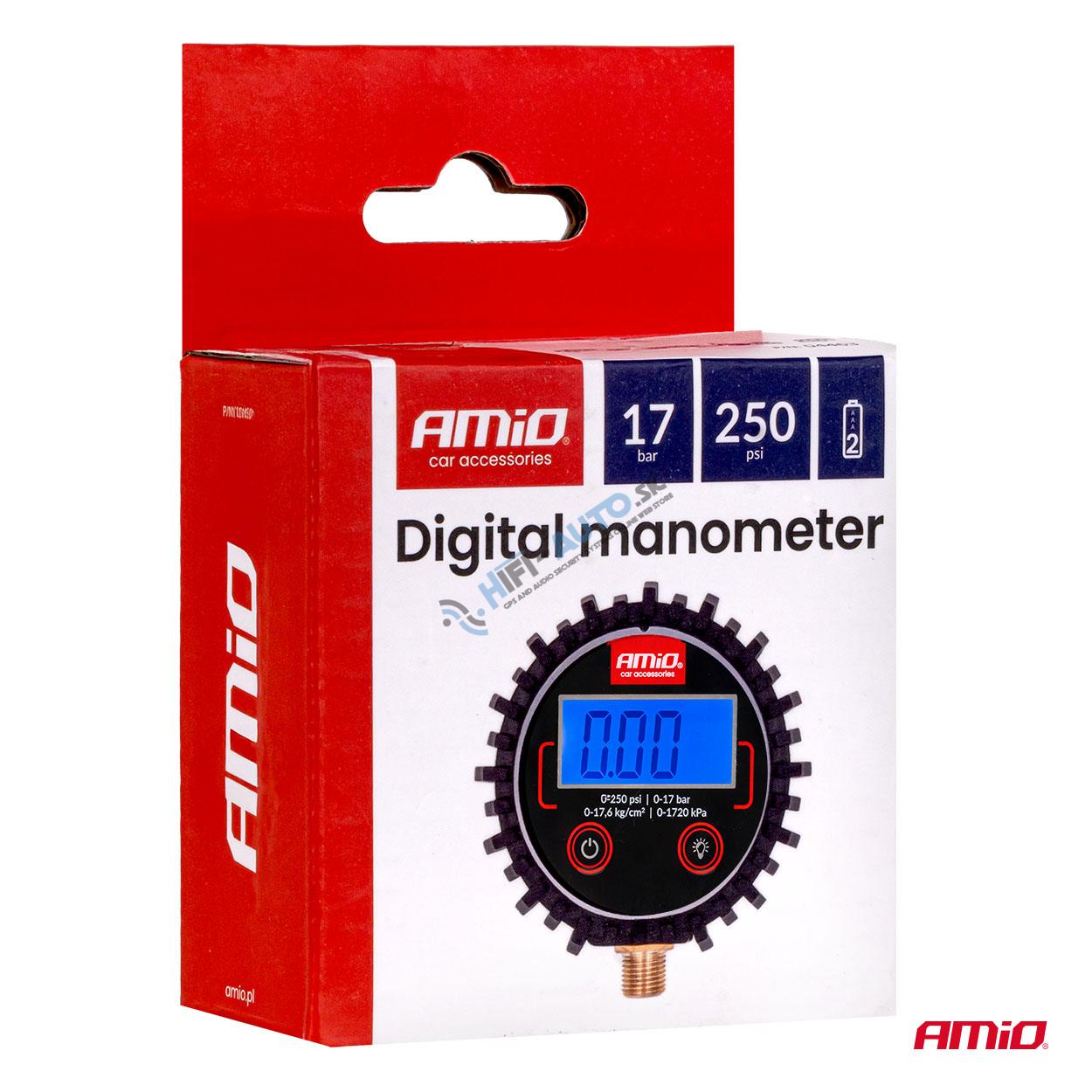 Pneumerač digitálny 17 barov