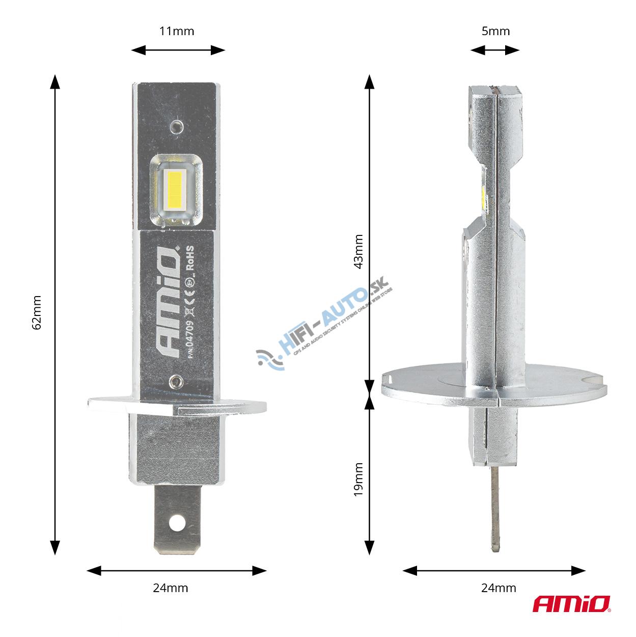 LED prestavbová sada Séria H25 CANBUS H1 12V 20W