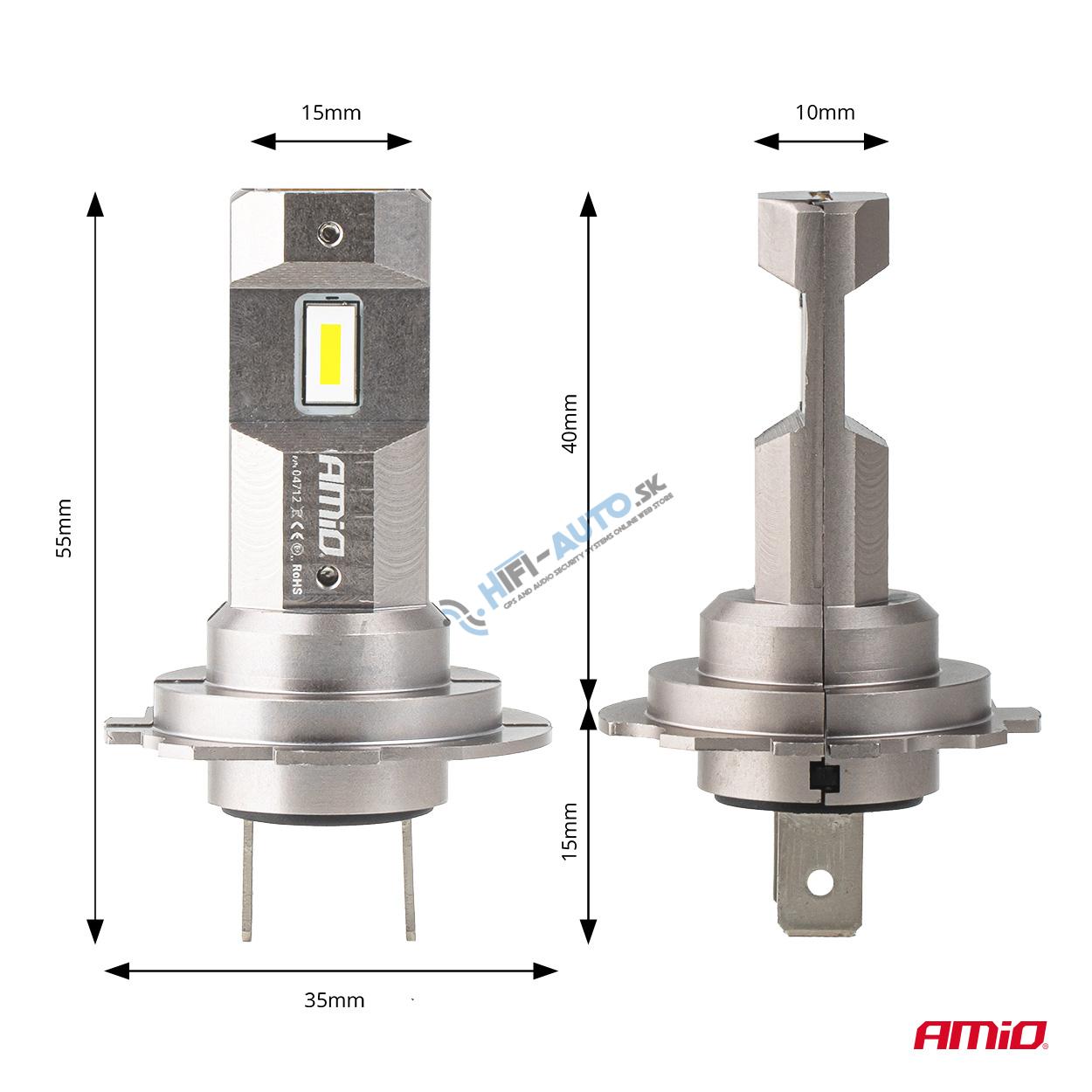 LED prestavbová sada Séria H25 CANBUS H7 H18 12V 30W