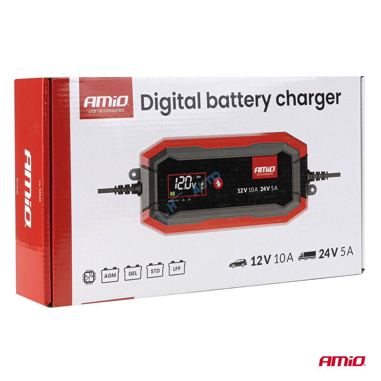 Nabíjačka digitálna AGM GEL STD LiFePo4 MAX 10A 12/24V PRO