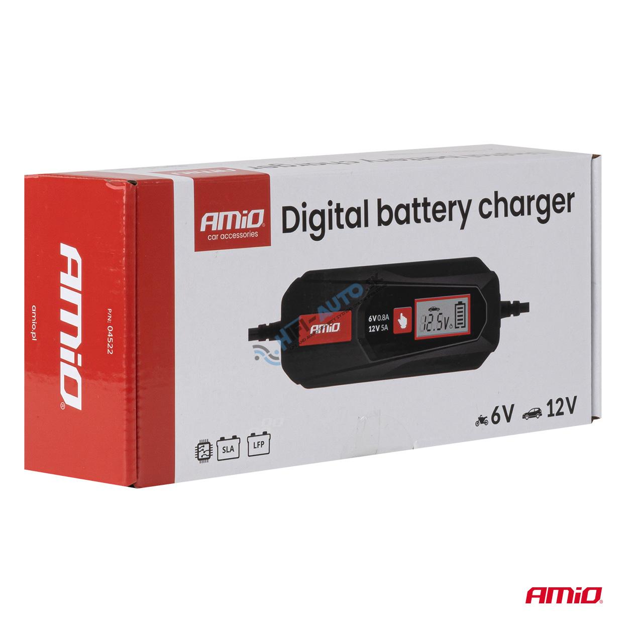 Nabíjačka digitálna LEAD ACID LFP MAX 5A 6/12V