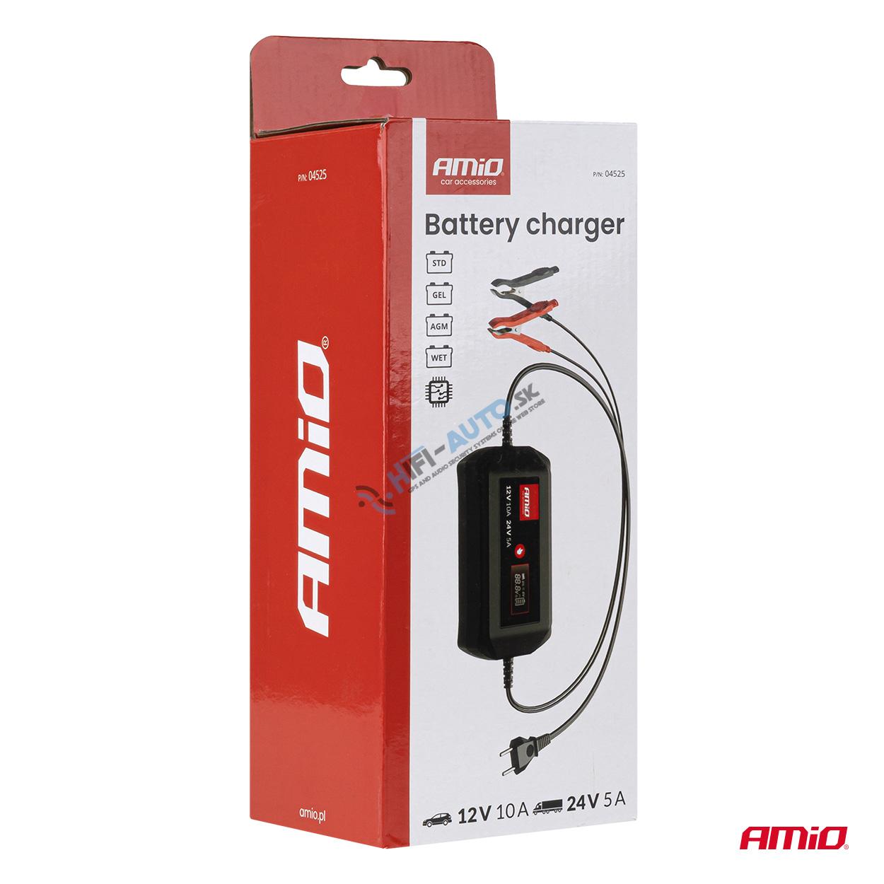 Nabíjačka digitálna STD GEL AGM WET MAX 10A 12/24V