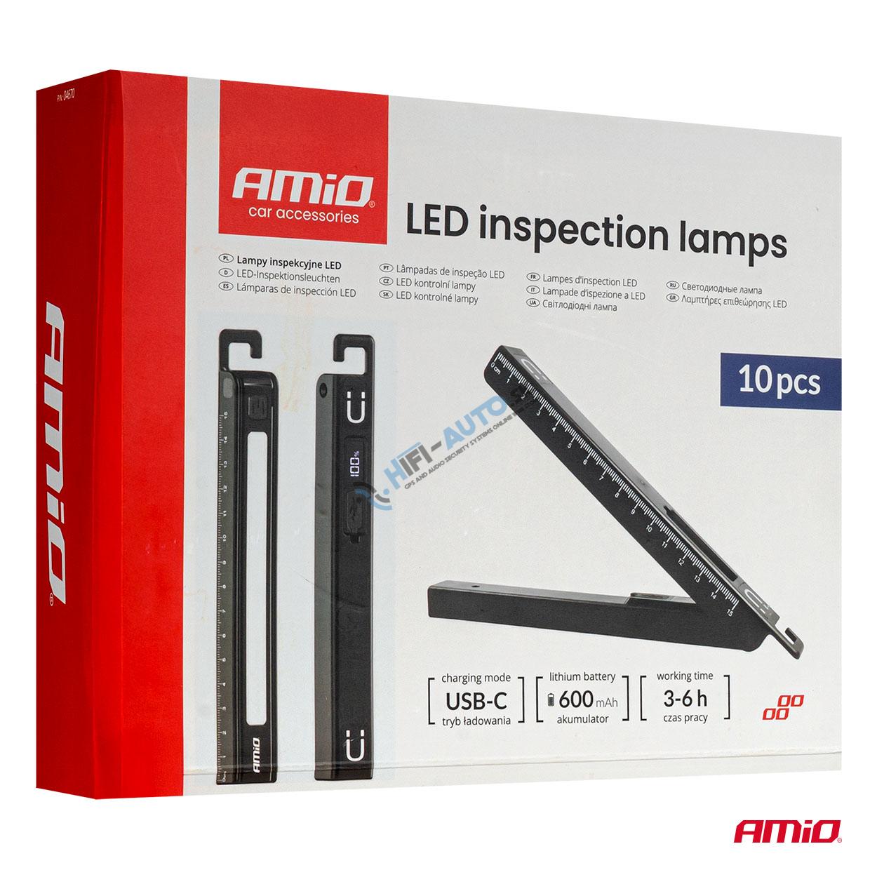LED inšpekčné baterky, 10 kusov