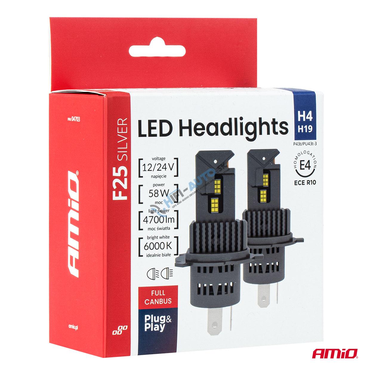 LED prestavbová sada F25 series H4/H19
