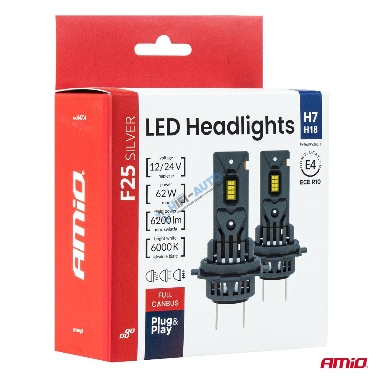 LED prestavbová sada F25 series H7/H18