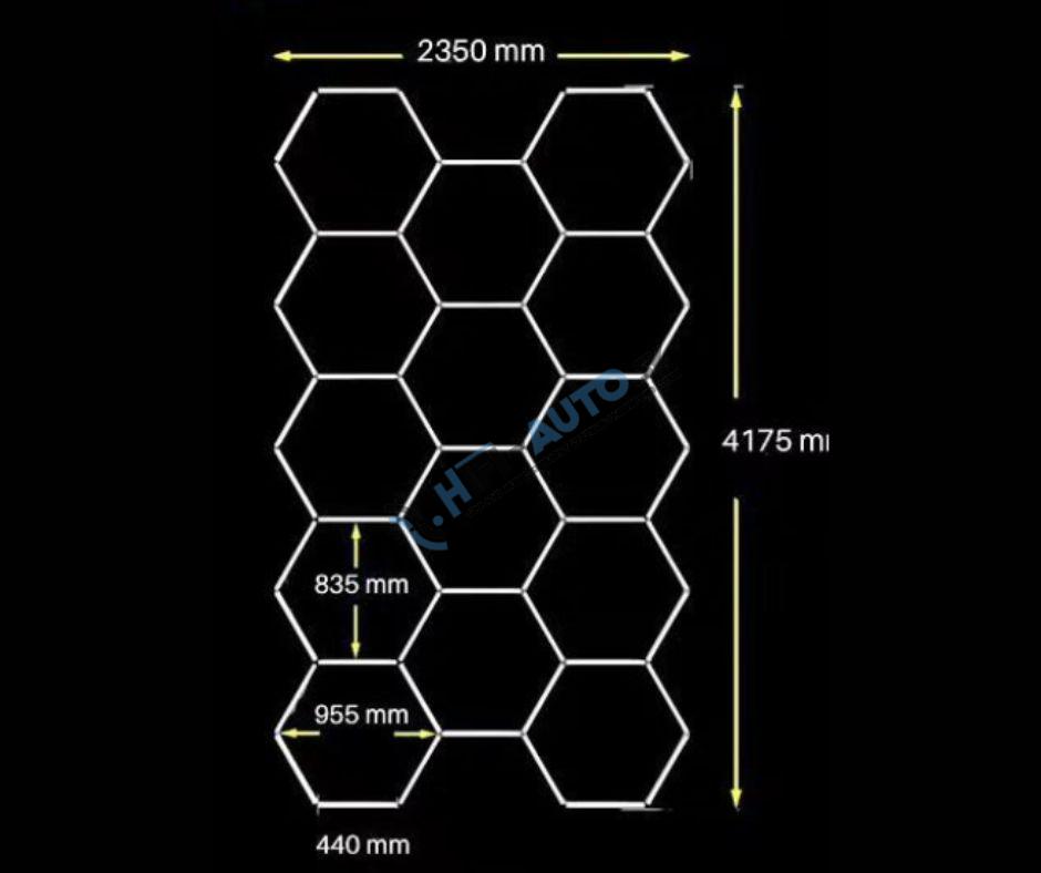 Stropné osvetlenie Hexagons Tomimax 29