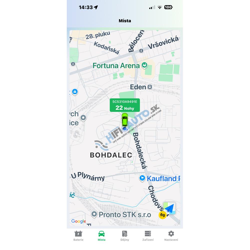Bluetooth monitoring batérie CARCLEVER 6-24V
