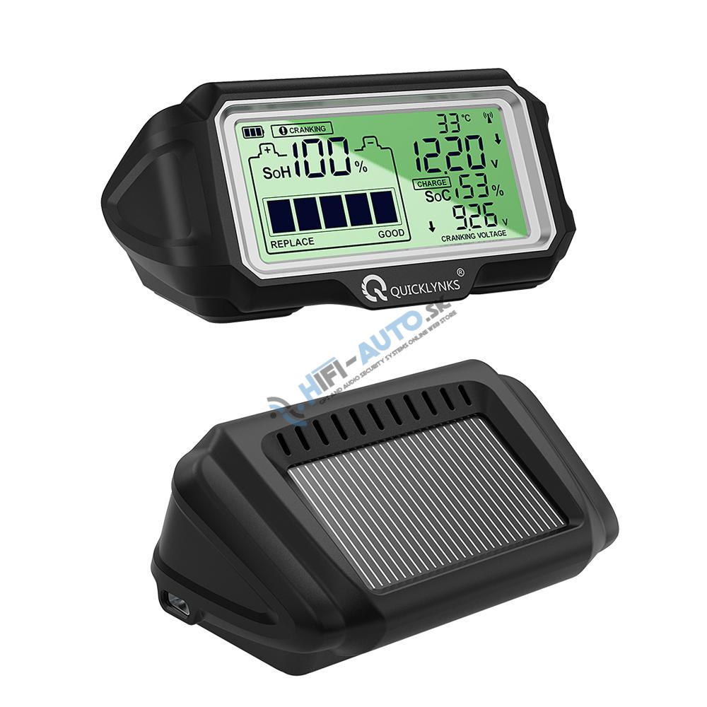 Monitoring batérie CARCLEVER s displejom 12V