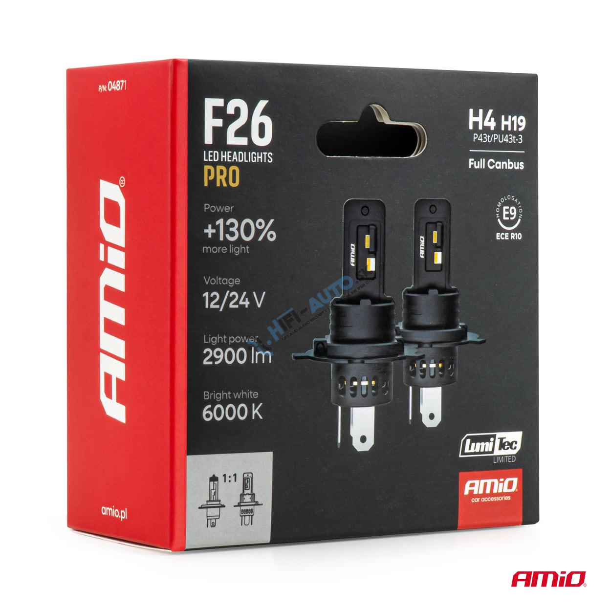 LED prestavbová sada F26 PRO H4 H19 12V 24V