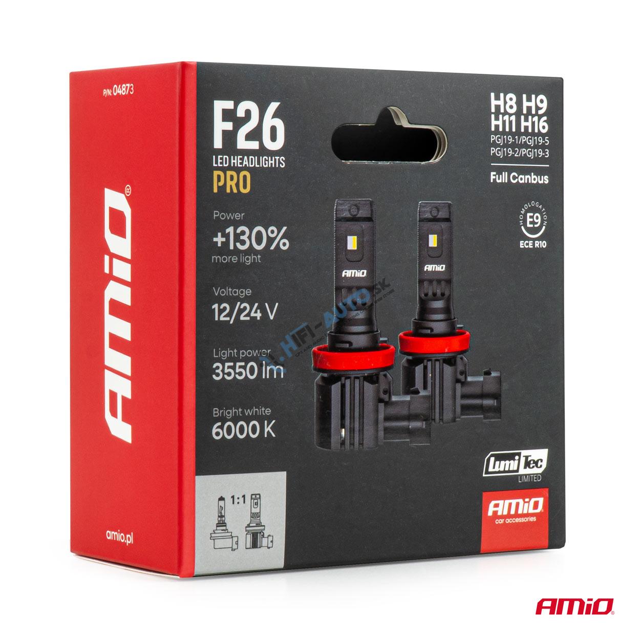 LED prestavbová sada F26 PRO H8 H9 H11 H16 12V 24V