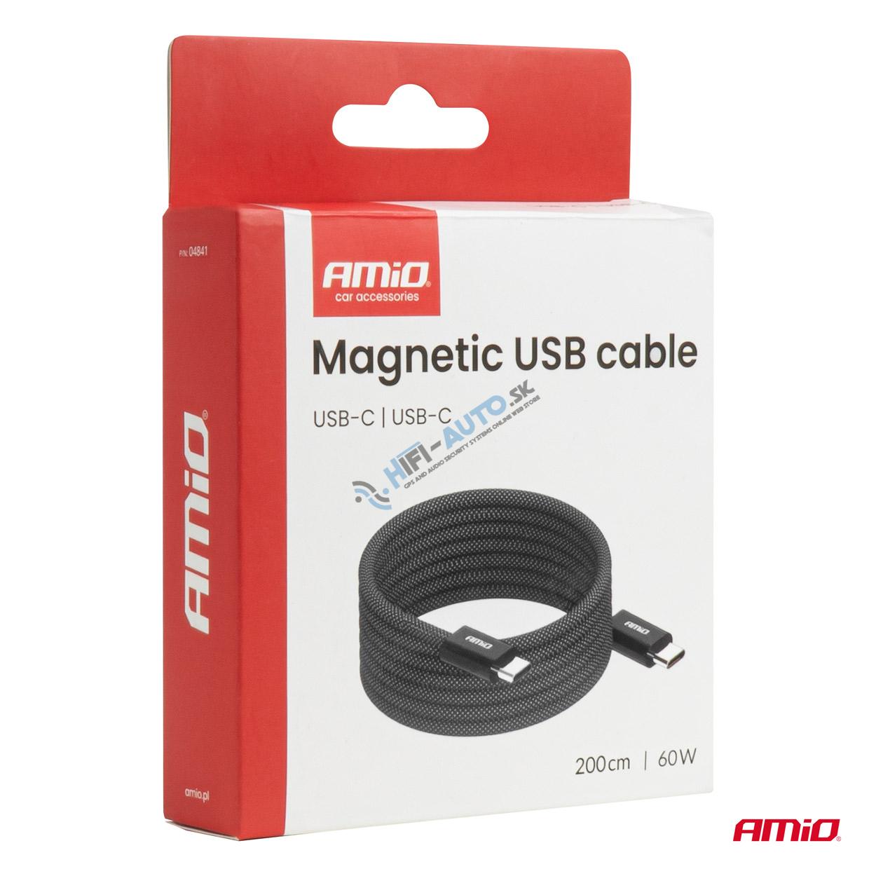 Magnetický USB-C kábel 60W 200cm