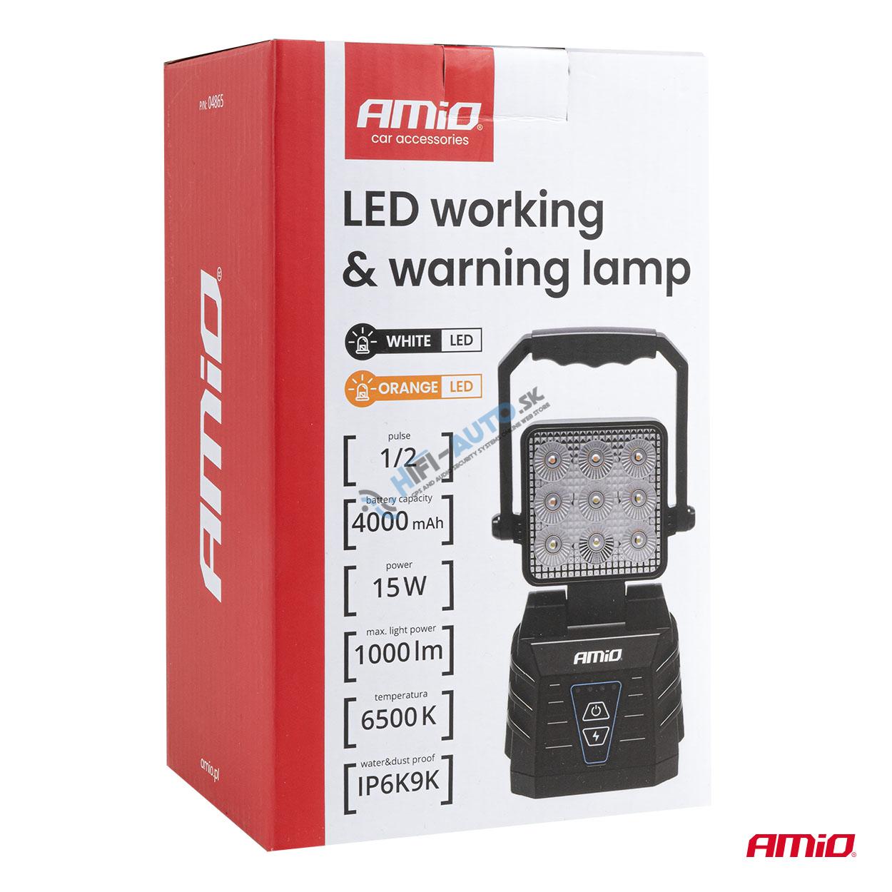 LED pracovné a signálne svetlo 15W (BATT)