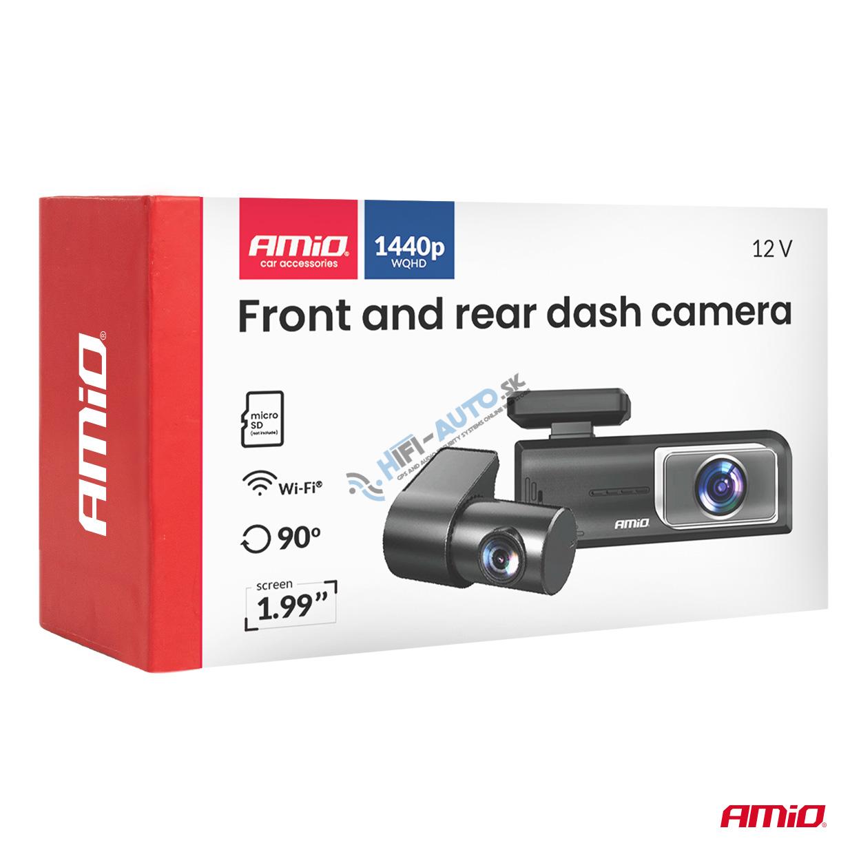 Kamera do auta so zadnou kamerou 2K + 1K WLAN 512 GB WIFI Full HD