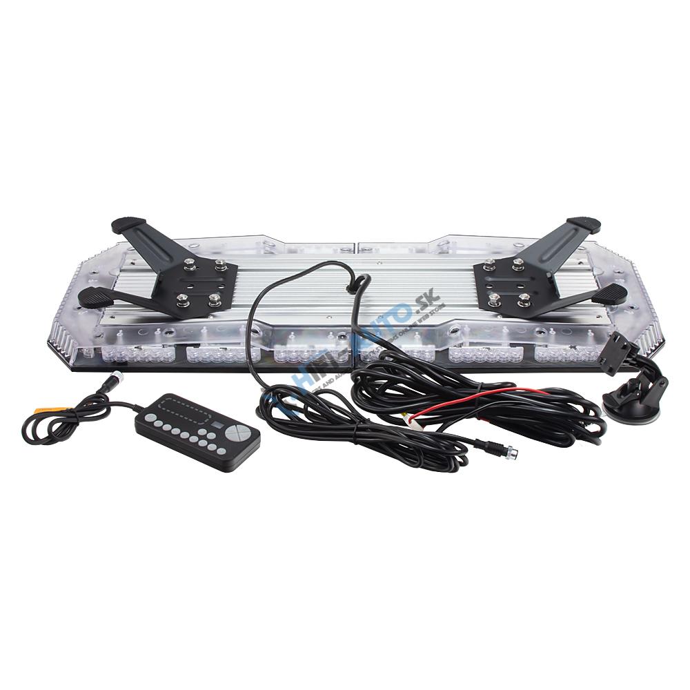 LED rampa 768mm, oranžová, 12-24V, 108xLED, ECE R65
