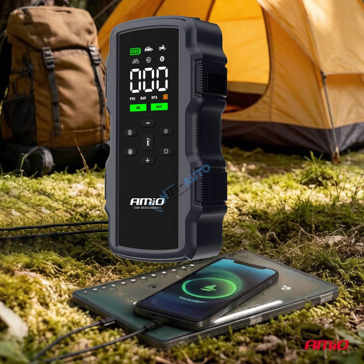 Štartovací zdroj 4v1, 12V 17Ah 900A 4in1
