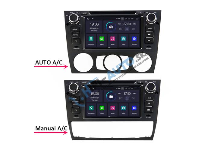 ANDROID 14 BMW E90, E91 autorádio