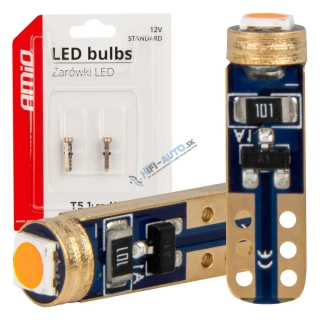 LED žiarovka STANDARD Red T5 12V 3030 1LED HP