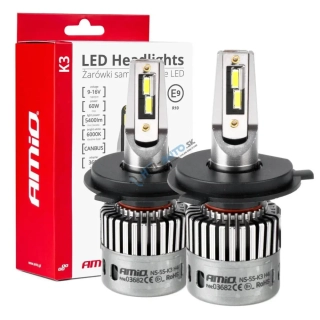LED prestavbová sada K3 H4 12V 6000K canbus
