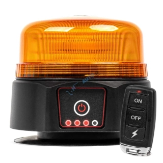 Bezdrôtové výstražné LED svietidlo s diaľkovým ovládaním R65 R10 12/24V