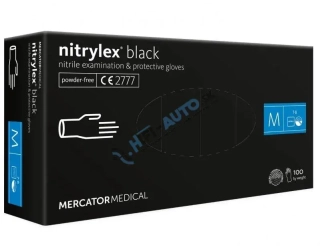 Nitrilové rukavice Nitrylex Basic veľkosť M, 100 ks