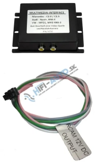 Adaptér A/V vstup pre OEM navigáciu Škoda, VW RNS-510 (MFD3) bez OEM TV tunera