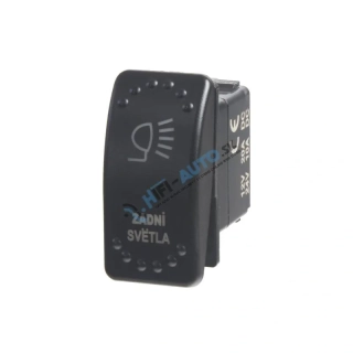 Rocker spínač ZADNÉ SVETLÁ 12/24V