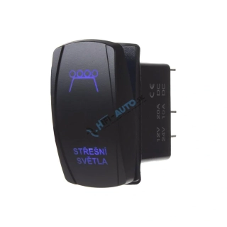 Rocker2 spínač STREŠNÉ SVETLÁ 12/24V