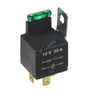 SPÍNACIE relé s poistkou 12V, 30A
