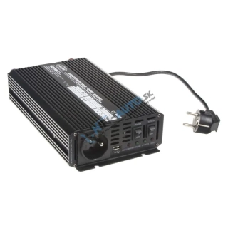 Menič napätia UPS 600W 12/230V + nabíjačka 12V/10A
