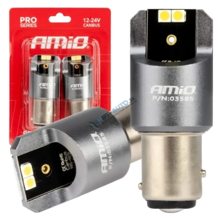 LED žiarovka CANBUS PRO series BAY15D P21/5W 4x3030 SMD White 12/24V