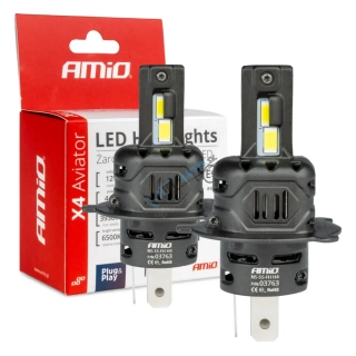 LED prestavbová sada H4/H19 6500K max 44W X4-series AVIATOR