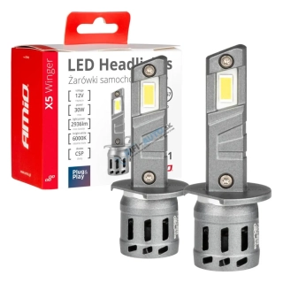 LED prestavbová sada H1 6000K max 30W X5-series WINGER