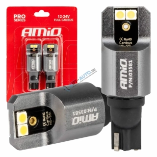 LED CANBUS žiarovka PRO séria T15 W16W 4x3030 SMD Biela 12V 24V