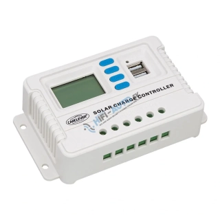Solárny regulátor nabíjania 12V/24V, 20A s LCD, USB