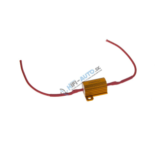 Rezistor pre žiarovku 12V/10W, 25 ohm, hliníkové púzdro