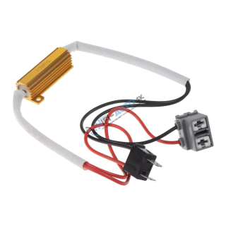 Rezistor pre žiarovku H7 12V/21W, 6 ohm, hliníkové púzdro