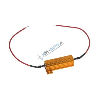 Rezistor pre žiarovku 12V/21W, 6 ohm, hliníkové púzdro