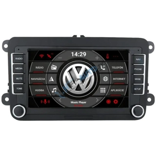 Škoda, VW, SEAT 7" Android 15 autorádio s WIFI, GPS, USB, BT LOW