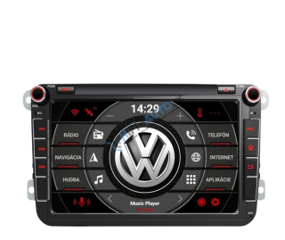 Škoda, VW, SEAT 8" Android 14 autorádio s WIFI, GPS, USB, BT LOW