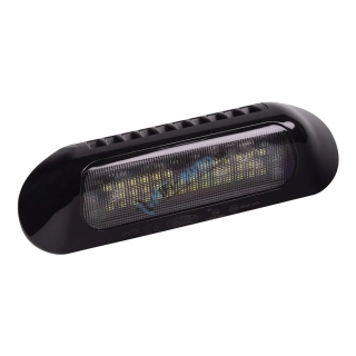 LED svetlo nástenné, čierne, 48W, ECE R10, R23
