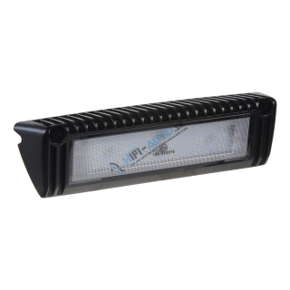 LED svetlo nástenné, 10-30V, 18x1W, čierne, 229x60x43mm