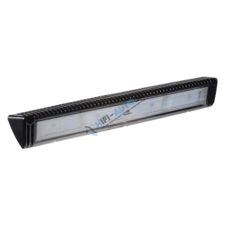LED svetlo nástenné, 10-30V, 36x1W, čierne, 452x60x43mm