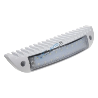 LED svetlo nástenné, biele, 18x1W, 231x46x54mm, ECE R10