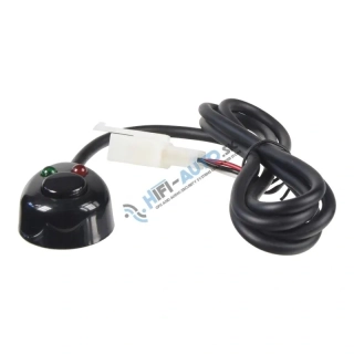 Spínač tlačidlový 12/24V s LED podsvietením