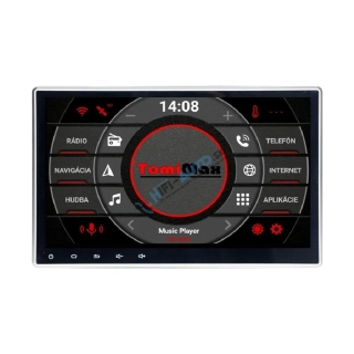 1DIN autorádio 10,1" Android 15 s WIFI, GPS, USB, BT LOW