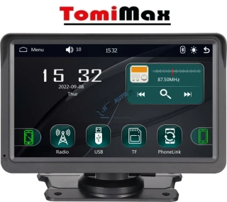 Monitor 7" s Apple CarPlay, Android auto, Bluetooth, USB, SD, FM